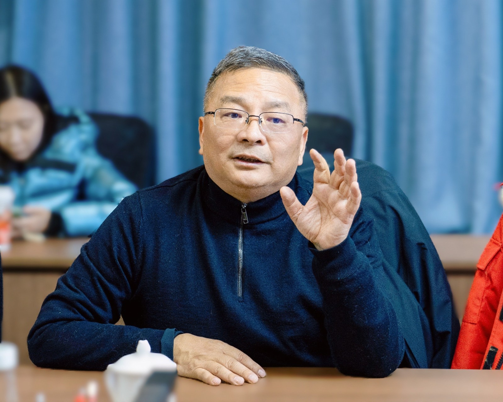 著名演员于荣光到访beat365正版唯一官网必一 第 5 张
